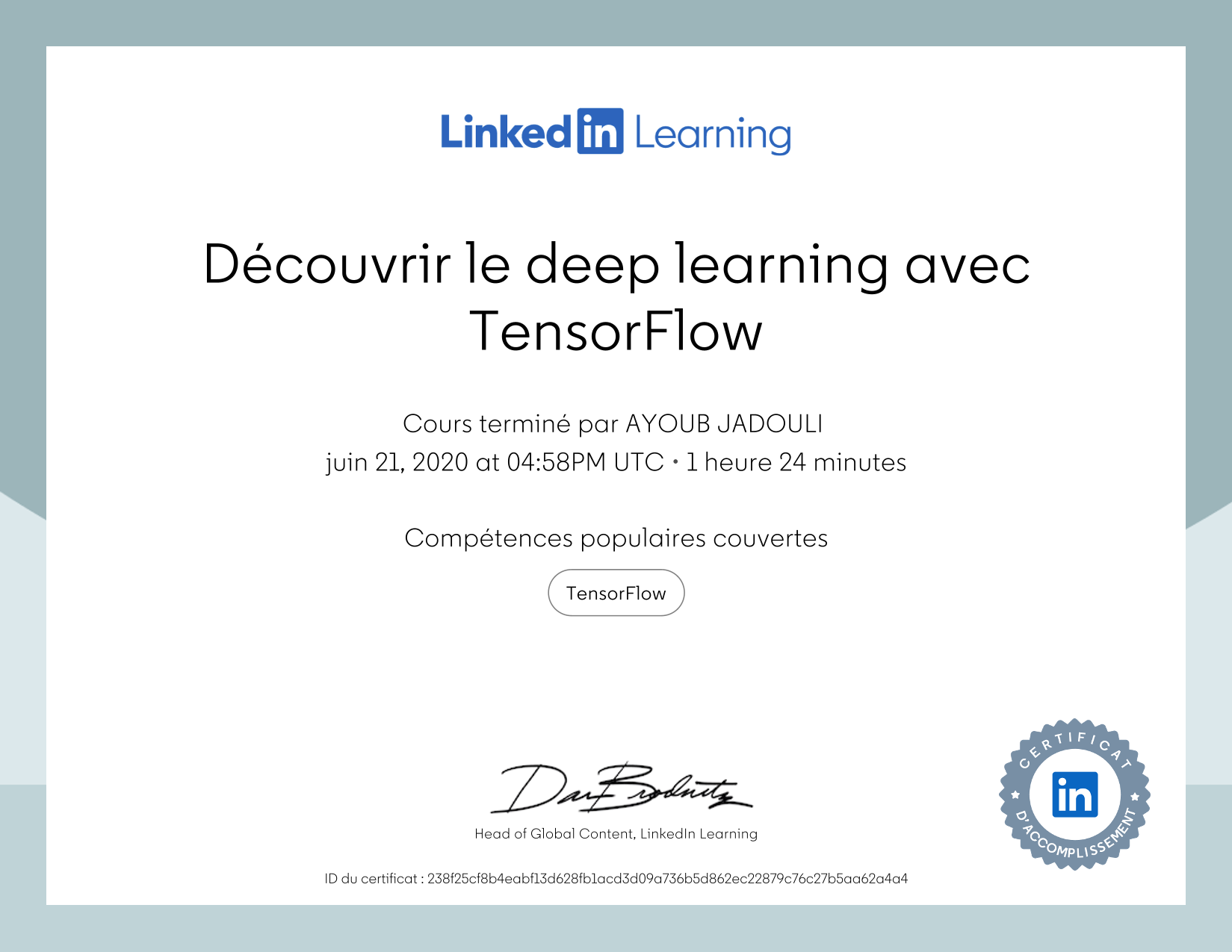 Discovering Deep Learning with TensorFlow